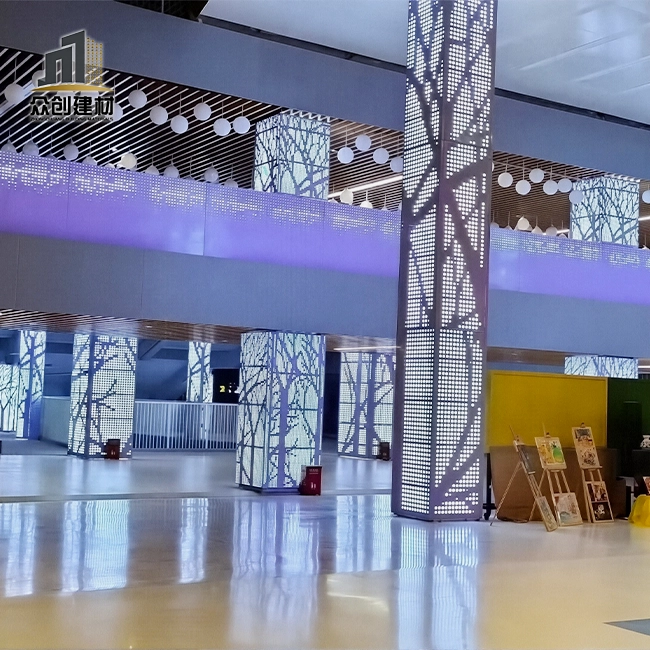 Aluminum Column Cladding Panels